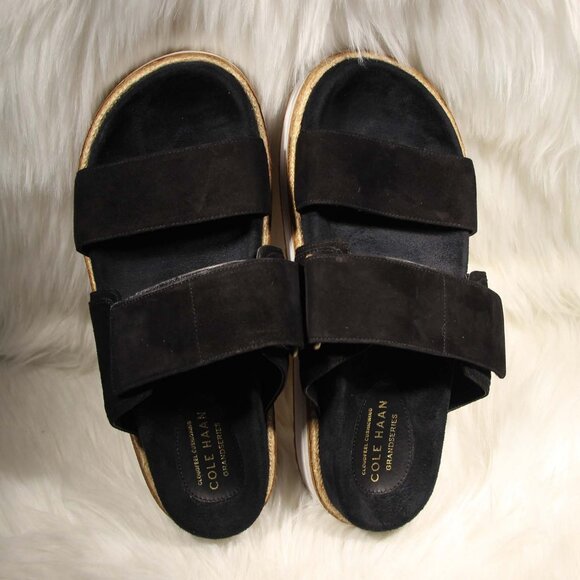 Cole Haan Black Comfort Sandals W23434 Women's Size 7 B READ - Picture 10 of 14